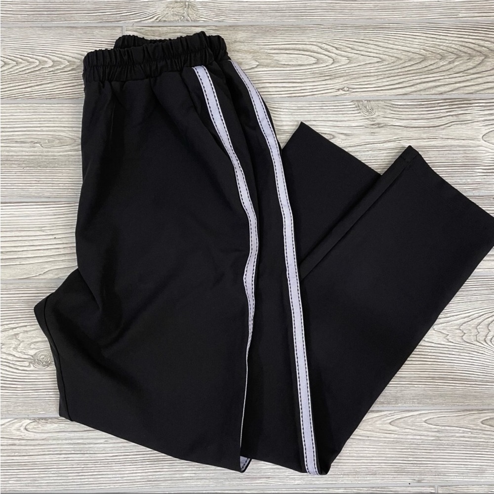 Anthropologie Hem & Thread Pinstripe Track Pant